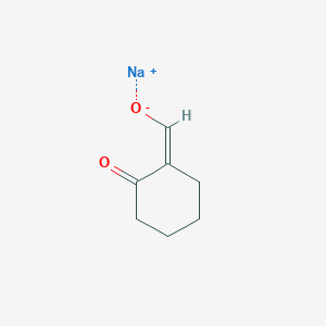 molecular formula C7H9NaO2 B13168792 Sodium (2-oxocyclohexylidene)methanolate 