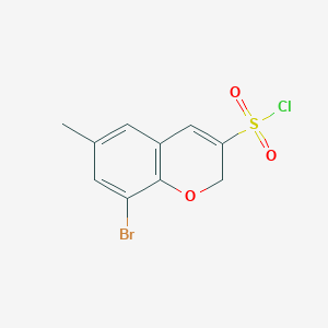 8-bromo-6-methyl-2H-chromene-3-sulfonyl chloride