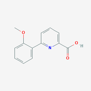 molecular formula C13H11NO3 B1316880 6-(2-甲氧基苯基)吡啶-2-甲酸 CAS No. 86696-69-7