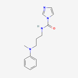 N-{3-[methyl(phenyl)amino]propyl}-1H-imidazole-1-carboxamide