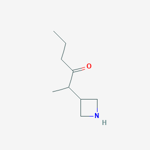 2-(Azetidin-3-YL)hexan-3-one