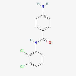 molecular formula C13H10Cl2N2O B1316887 4-Amino-N-(2,3-dichlorophenyl)benzamide CAS No. 76470-84-3