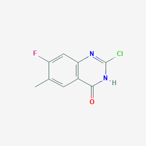 2-Chloro-7-fluoro-6-methylquinazolin-4-ol