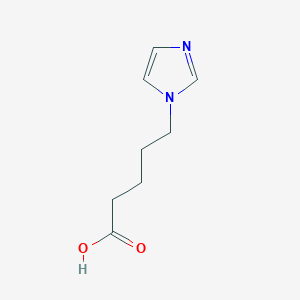 molecular formula C8H12N2O2 B1316889 5-(1H-imidazol-1-yl)pentanoic acid CAS No. 68887-65-0