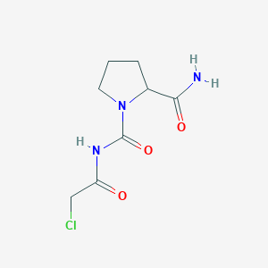 1-N-(2-chloroacetyl)pyrrolidine-1,2-dicarboxamide