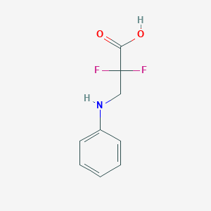 2,2-Difluoro-3-(phenylamino)propanoic acid