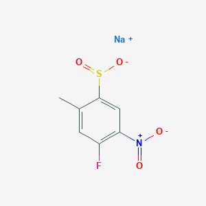 Sodium 4-fluoro-2-methyl-5-nitrobenzene-1-sulfinate