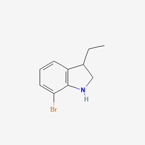 7-Bromo-3-ethyl-2,3-dihydro-1H-indole