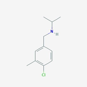 [(4-Chloro-3-methylphenyl)methyl](propan-2-YL)amine