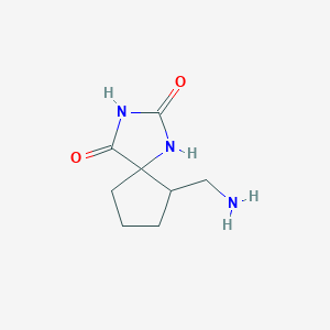 6-(Aminomethyl)-1,3-diazaspiro[4.4]nonane-2,4-dione