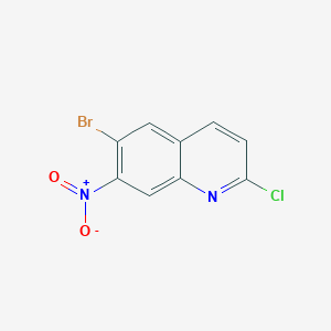 6-Bromo-2-chloro-7-nitroquinoline