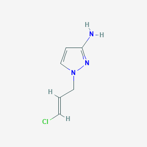 1-(3-Chloroprop-2-en-1-yl)-1H-pyrazol-3-amine