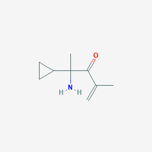 4-Amino-4-cyclopropyl-2-methylpent-1-en-3-one