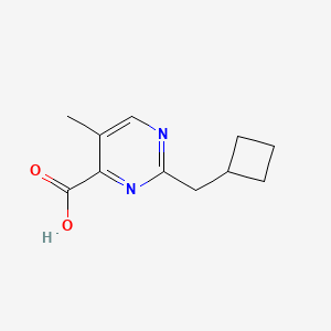 2-(Cyclobutylmethyl)-5-methylpyrimidine-4-carboxylic acid