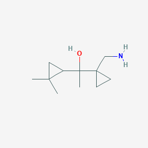 1-[1-(Aminomethyl)cyclopropyl]-1-(2,2-dimethylcyclopropyl)ethan-1-ol