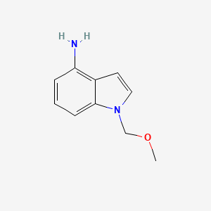 molecular formula C10H12N2O B13169123 1-(Methoxymethyl)-1H-indol-4-amine 