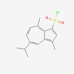 3,8-Dimethyl-5-(propan-2-yl)azulene-1-sulfonyl chloride