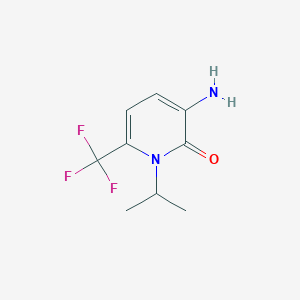 3-Amino-1-(propan-2-yl)-6-(trifluoromethyl)-1,2-dihydropyridin-2-one