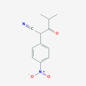 4-Methyl-2-(4-nitrophenyl)-3-oxopentanenitrile