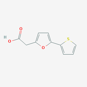 2-[5-(Thiophen-2-yl)furan-2-yl]acetic acid