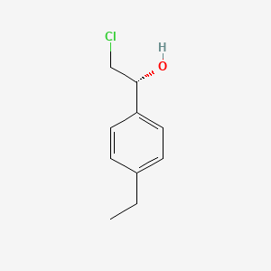 (1R)-2-chloro-1-(4-ethylphenyl)ethan-1-ol