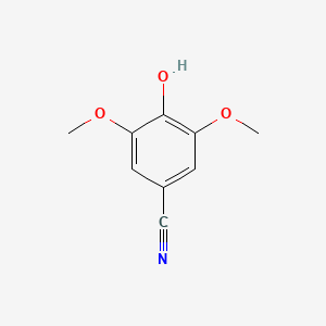 molecular formula C9H9NO3 B1316929 4-羟基-3,5-二甲氧基苯甲腈 CAS No. 72684-95-8