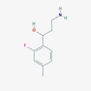 3-Amino-1-(2-fluoro-4-methylphenyl)propan-1-ol