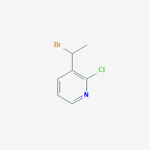 3-(1-Bromoethyl)-2-chloropyridine