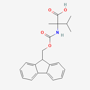 molecular formula C21H23NO4 B13169371 Fmoc-alpha-methyl-DL-valine 