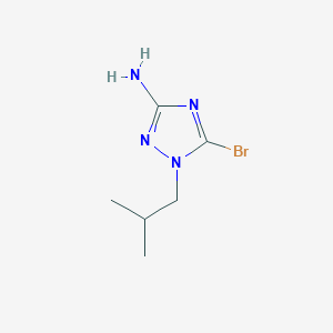 5-Bromo-1-(2-methylpropyl)-1H-1,2,4-triazol-3-amine