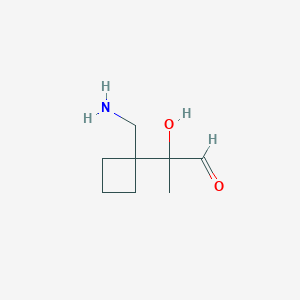 2-[1-(Aminomethyl)cyclobutyl]-2-hydroxypropanal