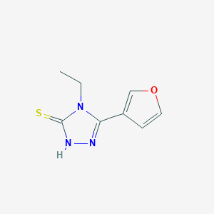 4-ethyl-5-(furan-3-yl)-4H-1,2,4-triazole-3-thiol