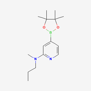 N-Methyl-N-propyl-4-(tetramethyl-1,3,2-dioxaborolan-2-yl)pyridin-2-amine