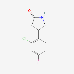 4-(2-Chloro-4-fluorophenyl)pyrrolidin-2-one