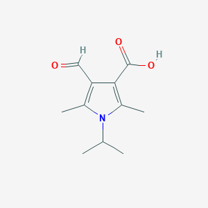 4-Formyl-2,5-dimethyl-1-(propan-2-yl)-1H-pyrrole-3-carboxylic acid