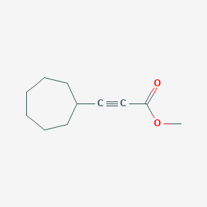 Methyl 3-cycloheptylprop-2-ynoate