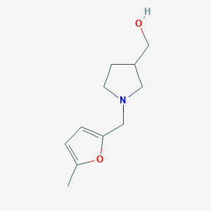 (1-((5-Methylfuran-2-yl)methyl)pyrrolidin-3-yl)methanol