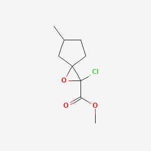 Methyl 2-chloro-5-methyl-1-oxaspiro[2.4]heptane-2-carboxylate