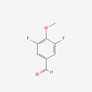 molecular formula C8H6F2O2 B1316960 3,5-二氟-4-甲氧基苯甲醛 CAS No. 654-11-5