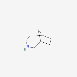 molecular formula C8H15N B1316964 3-Azabicyclo[4.2.1]nonane CAS No. 284-11-7