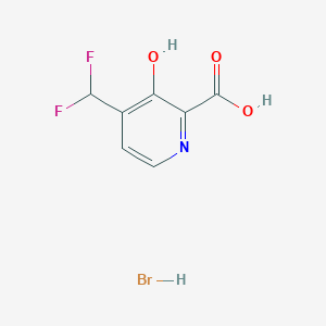 4-(Difluoromethyl)-3-hydroxypyridine-2-carboxylic acid hydrobromide