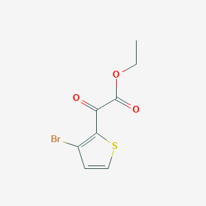 molecular formula C8H7BrO3S B1316966 Ethyl 3-bromothiophene-2-glyoxylate CAS No. 70596-02-0
