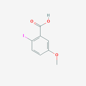 molecular formula C8H7IO3 B1316975 2-碘-5-甲氧基苯甲酸 CAS No. 54413-93-3