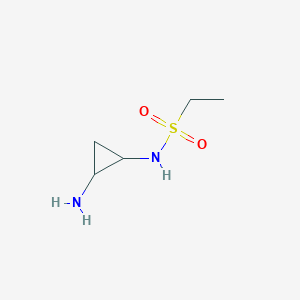 N-(2-Aminocyclopropyl)ethane-1-sulfonamide