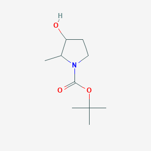 molecular formula C10H19NO3 B1316978 Tert-butyl 3-hydroxy-2-methylpyrrolidine-1-carboxylate CAS No. 1519793-38-4