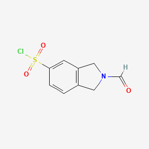 2-formyl-2,3-dihydro-1H-isoindole-5-sulfonyl chloride