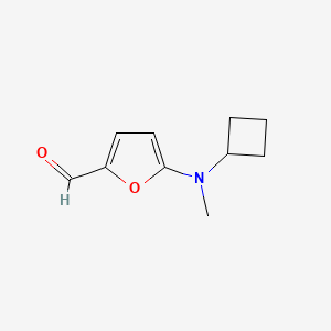 5-[Cyclobutyl(methyl)amino]furan-2-carbaldehyde