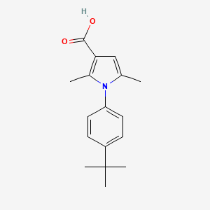 1-(4-tert-butylphenyl)-2,5-dimethyl-1H-pyrrole-3-carboxylic acid