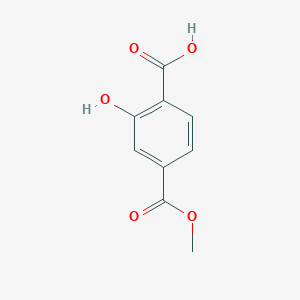 molecular formula C9H8O5 B1316999 2-Hydroxy-4-(methoxycarbonyl)benzoic acid CAS No. 29602-00-4
