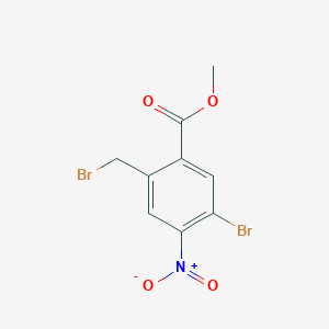 Methyl5-bromo-2-(bromomethyl)-4-nitrobenzoate